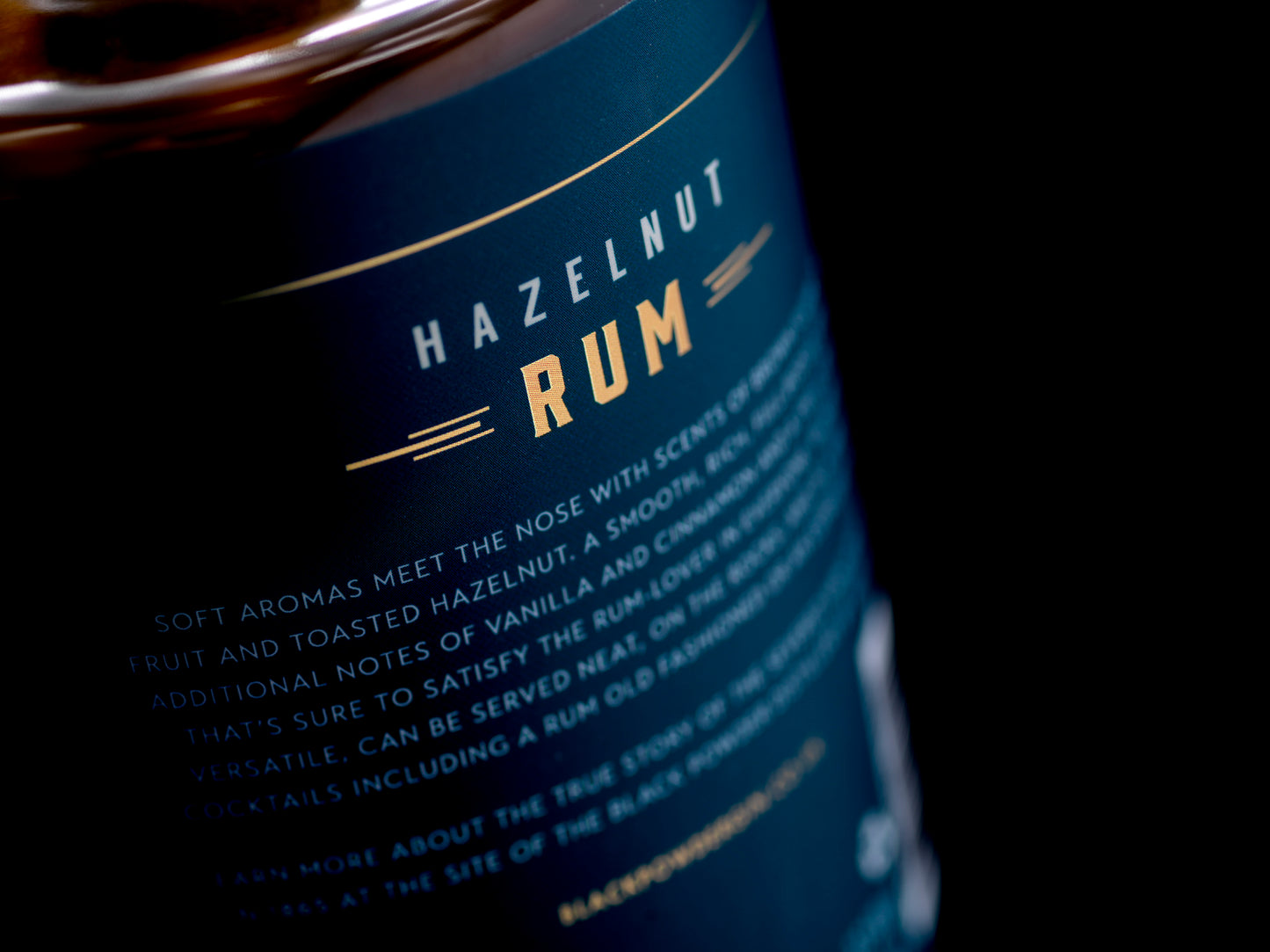 Hazelnut Rum 37.5%ABV 70cl
