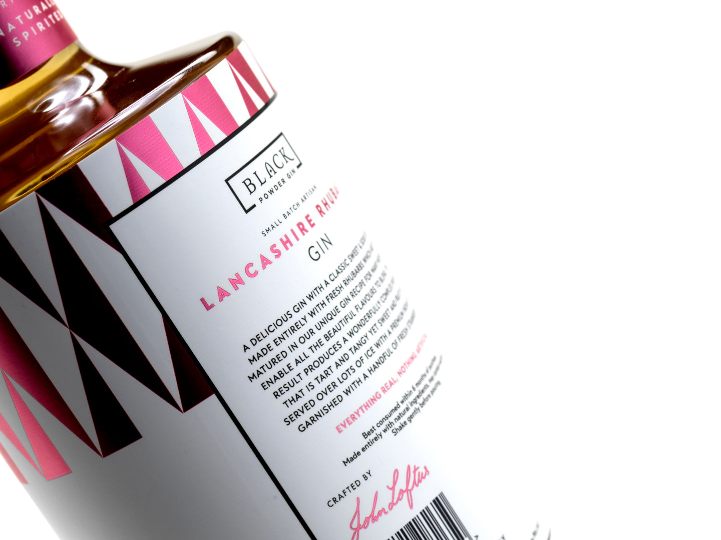 Lancashire Rhubarb Gin 70cl / 37.5%abv